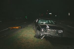 car accident night